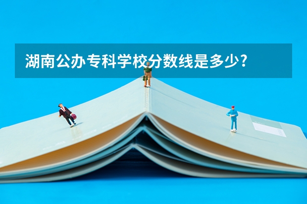 湖南公办专科学校分数线是多少?